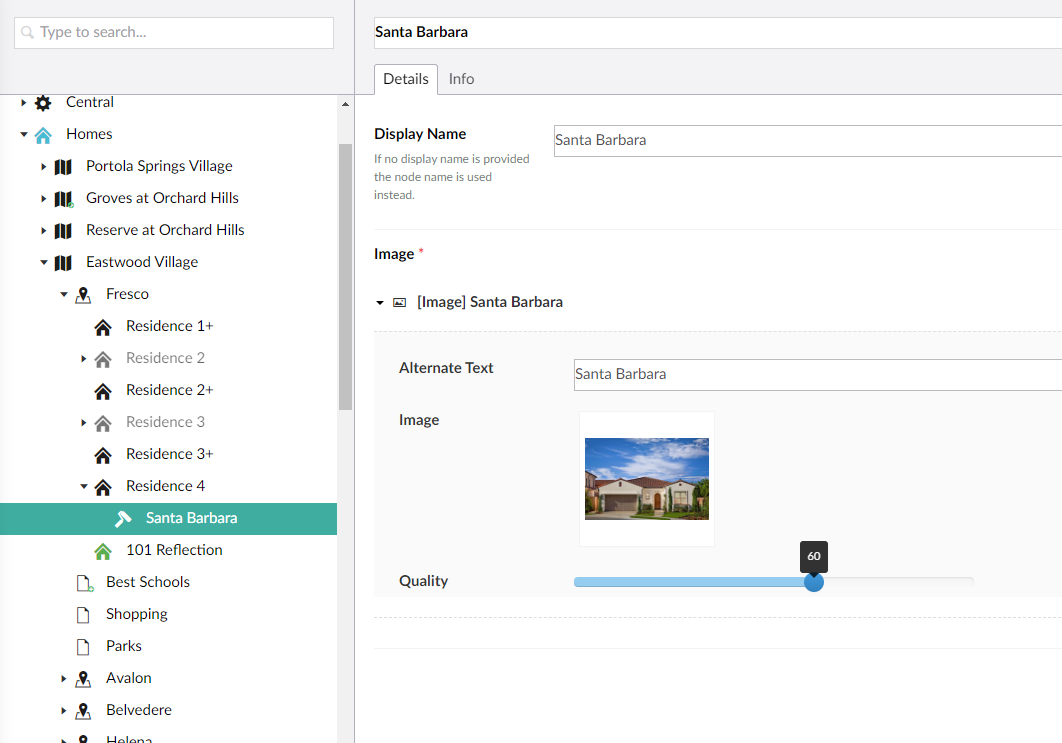 santa barbara elevation type